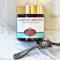 GRAPEFRUIT AND THYME scented water free, vegan non-greasy Body Butter Lotion