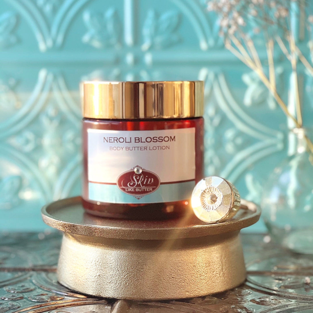 ELDER BLOSSOM AND QUINCE scented water free Vegan Body Butter