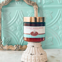 COCONUT SANDALWOOD scented water free silicone free Vegan Body Butter