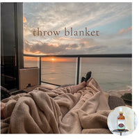 THROW BLANKET SCENTED - Organic Virgin Argan Oil