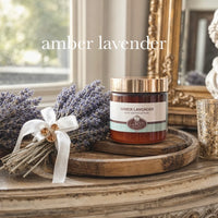 AMBER LAVENDER scented waterfree silicone free Vegan Body Butter