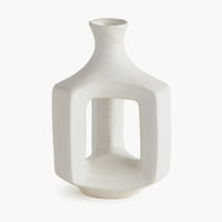 RUMIE A LA CART - Home Decor - WHITE Structural Modern Organic small vase