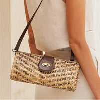 SKIN LIKE BUTTER & CO ~ LIFESTYLE - Rattan and Leather Resort Crossbody