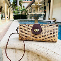 SKIN LIKE BUTTER & CO ~ LIFESTYLE - Rattan and Leather Resort Crossbody