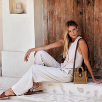 SKIN LIKE BUTTER & CO ~ LIFESTYLE - Rattan and Leather Resort Crossbody