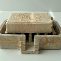 Skin Like Butter & Co boutique - Fancy Concrete Soap Dish, Sponge Caddy, Bath accessories tray