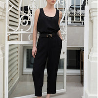 SKIN LIKE BUTTER & CO ~ LIFESTYLE - EASY ELEGANCE Essential Black Silk Crepe Trousers