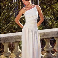 SKIN LIKE BUTTER & CO ~ LIFESTYLE - EASY ELEGANCE Essential Cream Linen Sundress