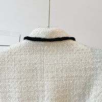 SKIN LIKE BUTTER & CO ~ LIFESTYLE - EASY ELEGANCE Essential Cream and Black Tweed Short Set