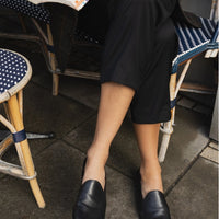 SKIN LIKE BUTTER & CO ~ LIFESTYLE - EASY ELEGANCE Essential Black Medi Heel Leather Pump