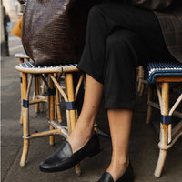 SKIN LIKE BUTTER & CO ~ LIFESTYLE - EASY ELEGANCE Essential Black Medi Heel Leather Pump