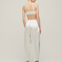 SKIN LIKE BUTTER & CO ~ LIFESTYLE - EASY ELEGANCE- Cream structured trouser