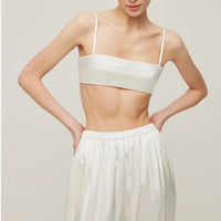 SKIN LIKE BUTTER & CO ~ LIFESTYLE - EASY ELEGANCE- Cream structured trouser