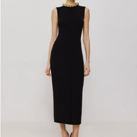 SKIN LIKE BUTTER & CO ~ LIFESTYLE - EASY ELEGANCE- Black Knit Maxi Dress