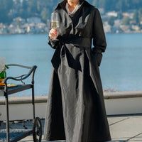 SKIN LIKE BUTTER & CO ~ LIFESTYLE - EASY ELEGANCE taffeta A-line shirt dress