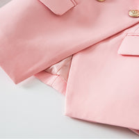 SKIN LIKE BUTTER & CO ~ LIFESTYLE - Soft Pink double breasted blazer