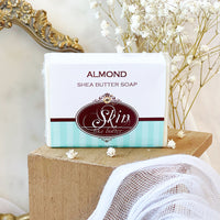 ALMOND- Skin Like Butter - Shea Butter 4 oz Soap Bar