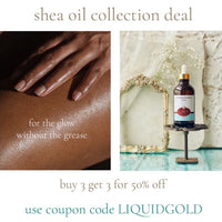 ALOE VERA - Scented Shea Oil -Vegan Silicone Free Body Oil