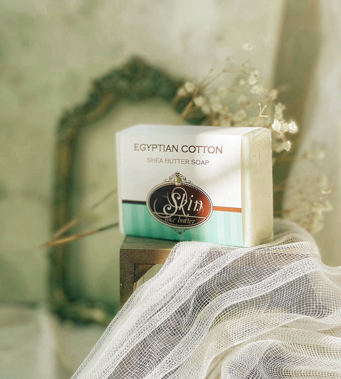 EGYPTIAN COTTON - Skin Like Butter - Shea Butter 4 oz Soap Bar