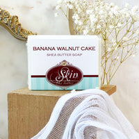 BANANA WALNUT CAKE - Skin Like Butter - Shea Butter 4 oz Soap Bar
