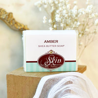 AMBER- Skin Like Butter - Shea Butter 4 oz Soap Bar