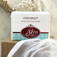 COCONUT - Skin Like Butter - Shea Butter 4 oz Soap Bar