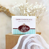 DARK CHOCOLATE - Skin Like Butter - Shea Butter 4 oz Soap Bar