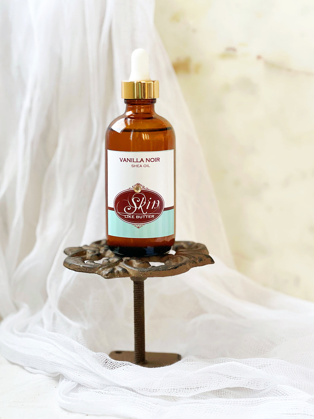 VANILLA NOIR- Scented Shea Oil - in  4 oz bottles, highly moisturizing