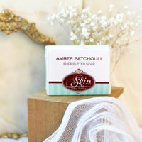 AMBER PATCHOULI - Skin Like Butter - Shea Butter 4 oz Soap Bar