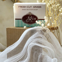 FRESH CUT GRASS - Skin Like Butter - Shea Butter 4 oz Soap Bar