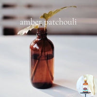AMBER PATCHOULI Scented Shea Oil -Vegan Silicone Free Body Oil