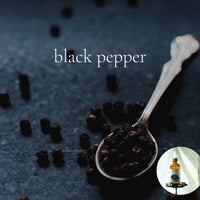 BLACK PEPPER - Scented Shea Oil -Vegan Silicone Free Body Oil