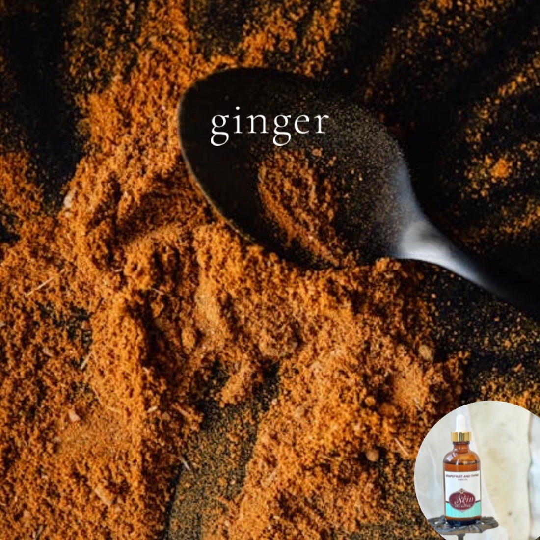 GINGER - Scented Shea Oil -Vegan Silicone Free Body Oil