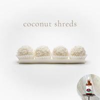 COCONUT SHREDS - Scented Shea Oil -Vegan Silicone Free Body Oil