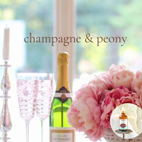CHAMPAGNE AND PEONY - Scented Shea Oil -Vegan Silicone Free Body Oil