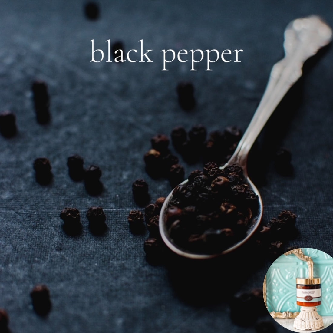 BLACK PEPPER scented water free silicone free Vegan Body Butter