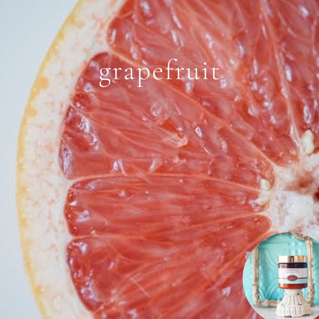 GRAPEFRUIT scented waterfree silicone free Vegan Body Butter