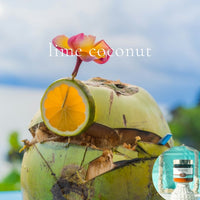 LIME COCONUT scented waterfree silicone free Vegan Body Butter