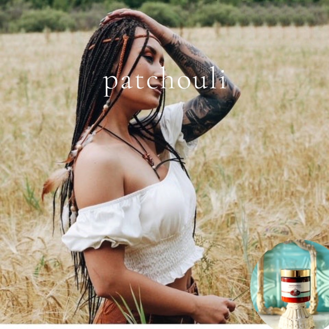 PATCHOULI scented waterfree silicone free Vegan Body Butter
