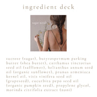 BEACH DAY pumpkin and shea butter sugar body scrub