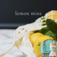 LEMON MINT scented pumpkin and shea butter sugar body scrub