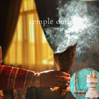 TEMPLE OUD scented pumpkin and shea butter sugar body scrub
