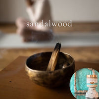 SANDALWOOD scented pumpkin and shea butter sugar body scrub