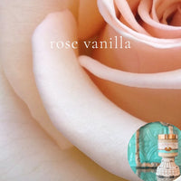 ROSE VANILLA scented pumpkin and shea butter sugar body scrub