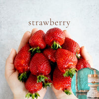 STRAWBERRY scented pumpkin and shea butter sugar body scrub