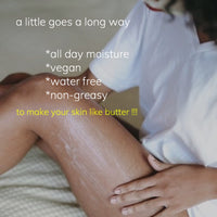 FLAX LINEN scented waterfree silicone free Vegan Body Butter