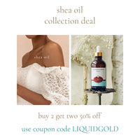 CHAMPAGNE AND PEONY - Scented Shea Oil -Vegan Silicone Free Body Oil