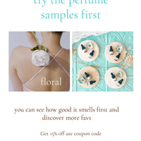 FLOWER CART Scented travel perfume Deal ~ Long Lasting Floral Scent