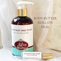 BLOOD ORANGE scented water free, vegan non-greasy Skin Like Butter Body Butter