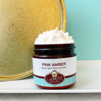 PINK AMBER scented waterfree silicone free Vegan Body Butter